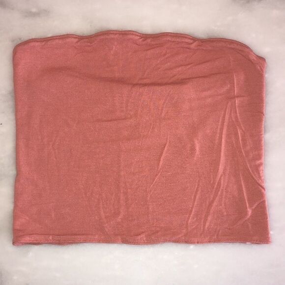 American Eagle Reversible Pink Strapless Crop Top - 2/$15, 3/$20, 4/$25 - Picture 3 of 6